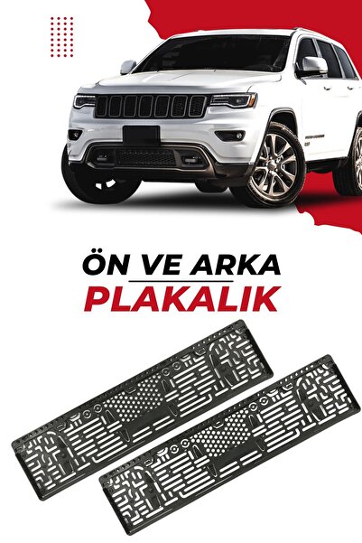 Julymarkt Araç Plakalığı Yazısız Boş - Oto Plakalık 2 Adet Ön Arka Plakalık