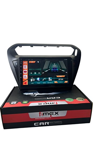 Fimex Pejo 301 -Citroen C-elyse (Siyah) 4-64 (FANLI) DSPLİ PRO OEM MULTİMEDİA...