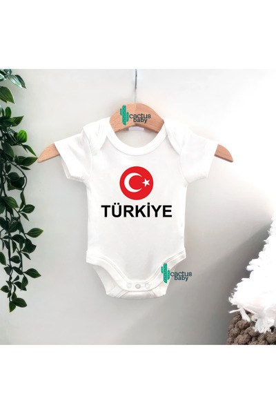 CACTUS COLLECTION Turkey Printed Baby Bodysuit