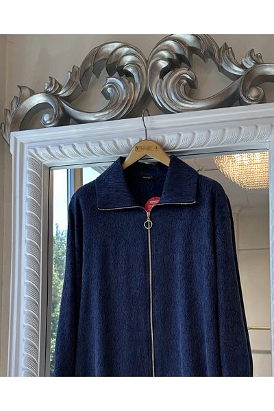 Invee 7135 Modal Suit - Navy Blue