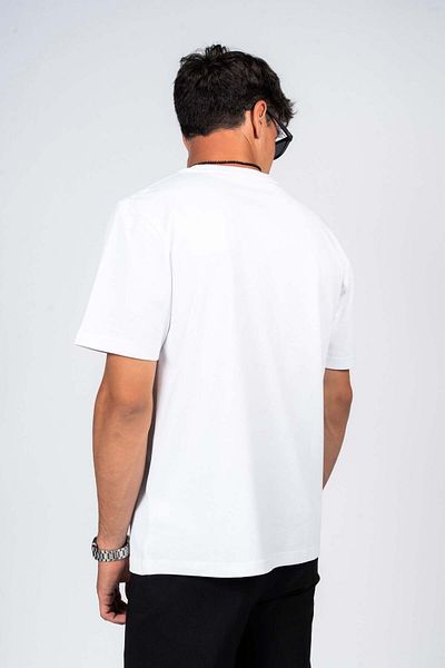 SHIRTSPRO 100% Cotton Regular Fit T-Shirt - White