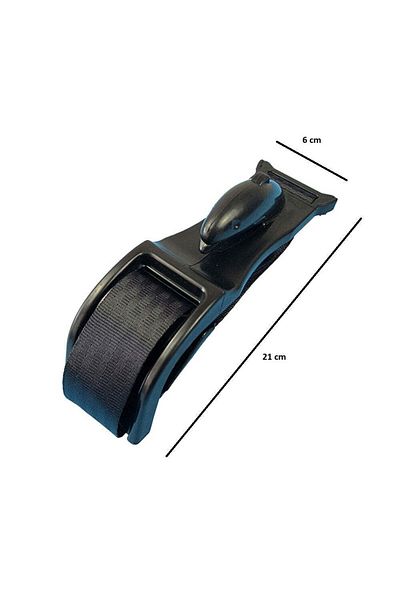 OEM Deflector de centură de siguranță, pentru burtica gravidei, universal, reglabil, 21x6 cm, model Black Dolphin