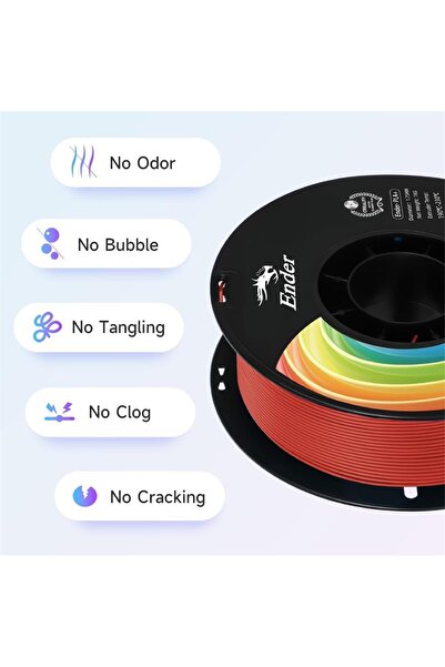 Creality Ender Pla+ Kırmızı Filament 1.75mm 1000Gr