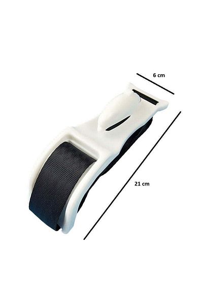 OEM Deflector de centură de siguranță, pentru burtica gravidei, universal, reglabil, 21x6 cm, model delfin alb