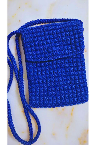 Annima Handmade El Yapımı Örgü Mini Telefon Çantası | Askılı & Şık Tasarım