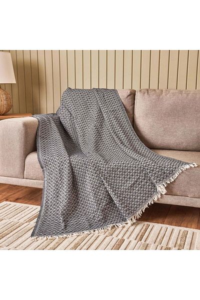 Evidea Soft Bety Seat Cover - Navy Blue - 130X170 cm