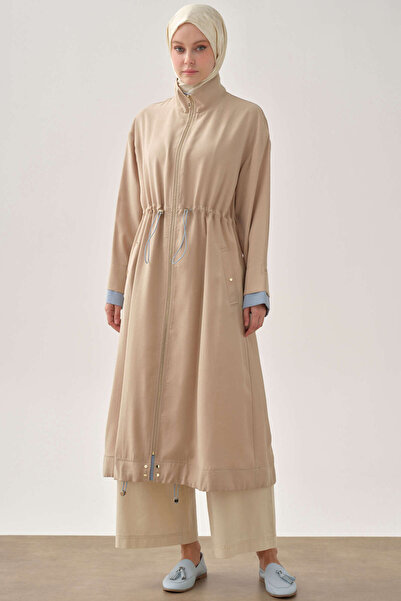 Tuğba Kombinli Lastikli Kap - Bej