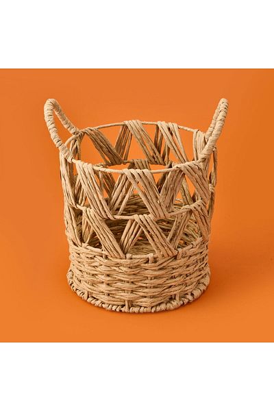 MATMEL Summer Multi-Purpose Decorative Basket - Beige - 25X25 cm