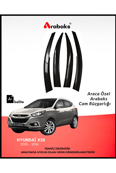 Arabaks Hyundai İX35 2010-2016 Cam Rüzgarlığı 4'lü Takım (MUGEN TİP, DAYANIKL...