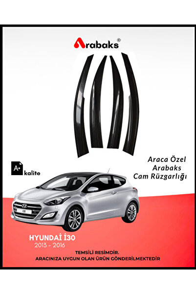 Arabaks Hyundai İ30 2013-2016 Cam Rüzgarlığı 4'lü Takım (MUGEN TİP, DAYANIKLI...
