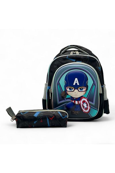 Shihon 2-Piece Boys School Backpack 12 Inch
