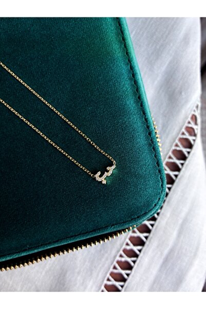 Miltonia 925s Sevgi Yazılı Gümüş Kolye