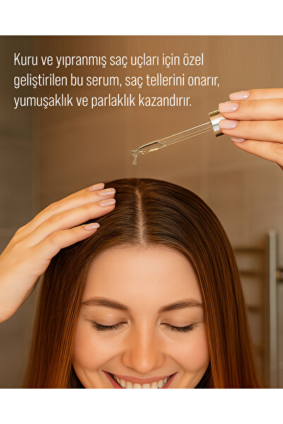 Slaj Saç Kırıklarını Onaran İpeksi Serum - %100 Doğal