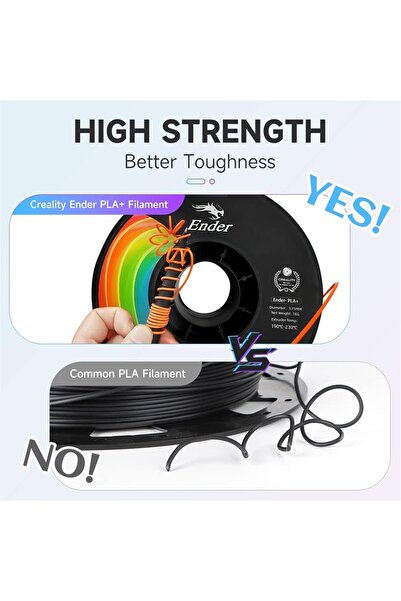 Creality Ender Pla+ Rainbow Filament 1.75mm 1000Gr