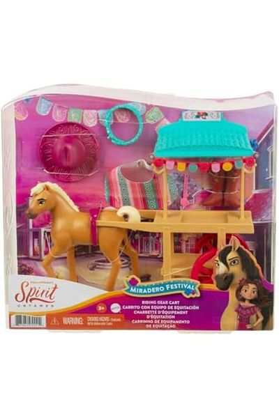 Spirit ​ The Uncompactable Miradero Riding Equipment Carriole Set With Pony Figure And Movie Accom