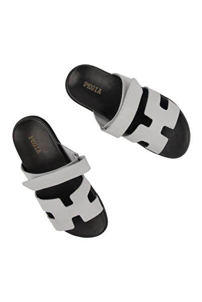 Pegia Women's Strappy Leather Slippers 215517