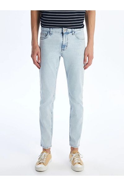 LC Waikiki بنطلون جينز LCW Jeans Indigo 750 بقصة ضيقة للرجال