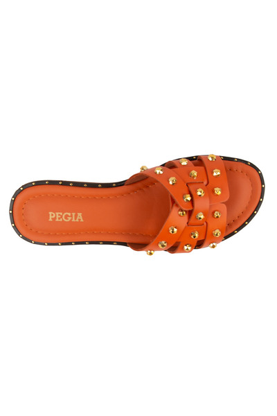 Pegia Genuine Leather Women's Slippers Dg6058