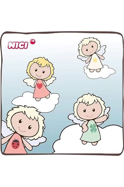 Mu Art Ahşap Nici Schütze Dich ", the Guardian Angel Angel of Protection Unisex Keychain, Keychain and Keychain