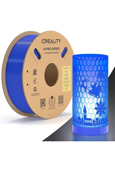 Creality Hyper Petg Mavi Filament 1.75mm 1Kg
