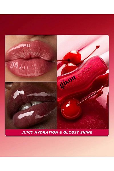 gisou Gisoo Lip Gloss & Moisturizer - Cherry on the Cake 8ml