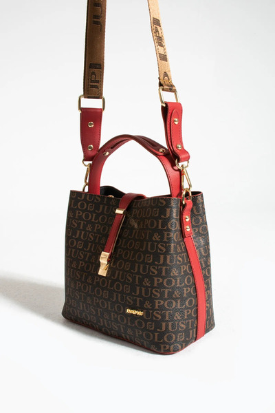 Just Polo Women's Medium Size Waterproof Daily Stylish Hand and Shoulder Bag Size 23 X 18 cm Shoulder Bag