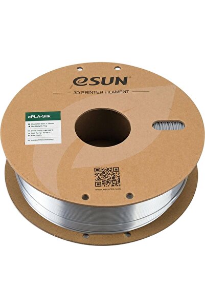 eSun Esilk-Pla Filament Gümüş 1.75mm 1 Kg - Urhanshop Yetkili Satış