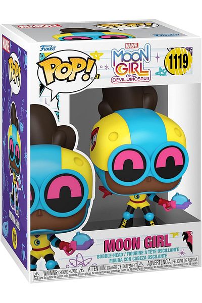 Funko بوب! مارفل: فتاة القمر - فتاة القمر ودينو الشيطان - مجسم فينيل قابل للتجميع