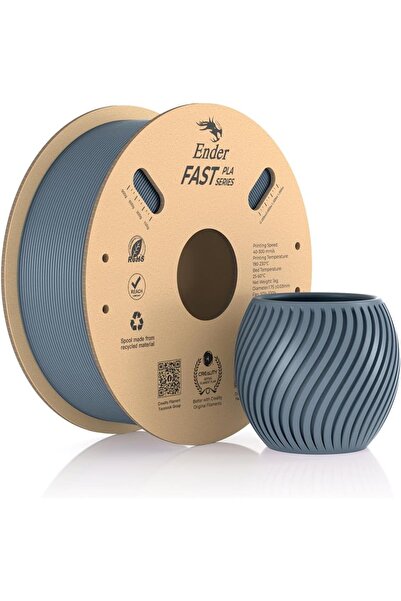 Creality Ender Fast Gri 1.75mm Pla 3D Baskı Filamenti - Urhanshop Gönderimli