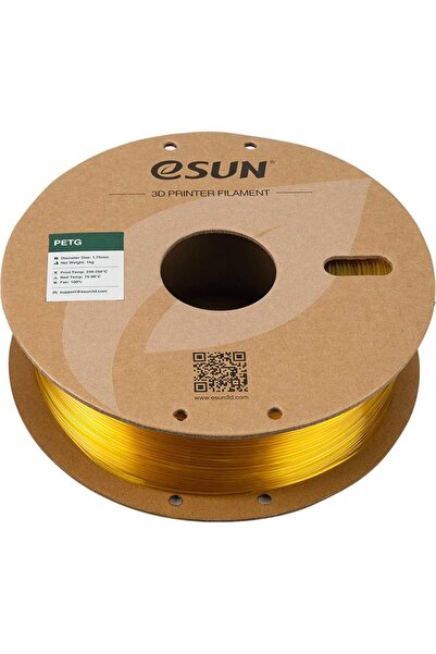 eSun Petg Filament Yarı Saydam Sarı 1,75mm 1Kg - Urhanshop Gönderimli