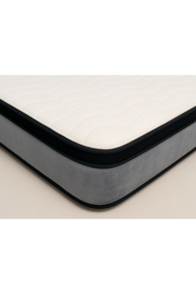 modern suite Hoven Bed Mattress | From Modern Suite, 12 layers, 120*200*28 cm, silver and beige