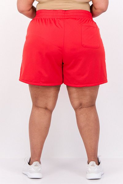 adidas Women Plus Size Outdoor Shorts, Red