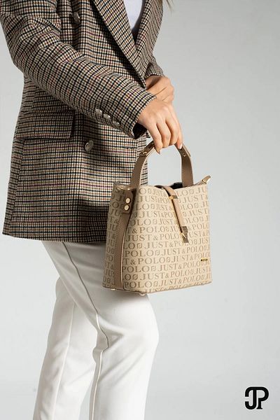 Just Polo Women's Medium Size Waterproof Daily Stylish Hand and Shoulder Bag Size 23 X 18 cm Shoulder Bag