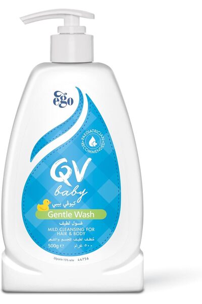 Qv غسول جسم لطيف للأطفال