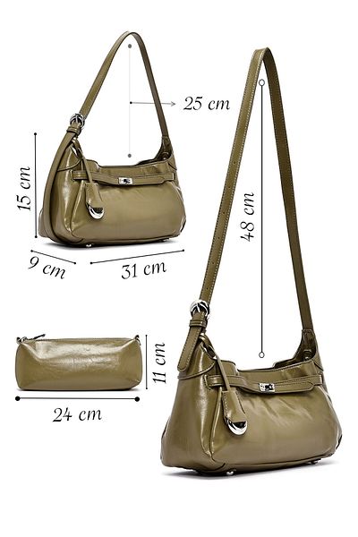 Derimod Women's Green Shoulder Bag 25Sbd251518
