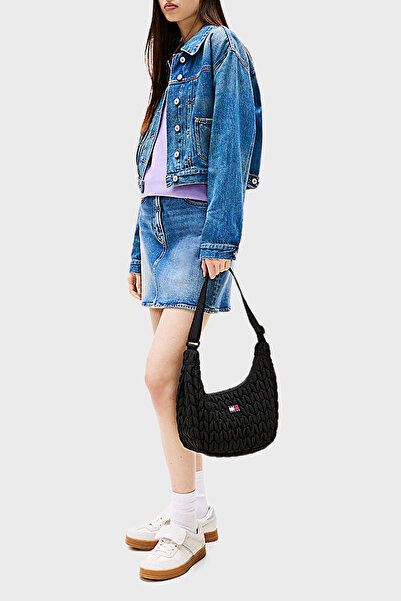 Tommy Jeans Kapitoneli Ayarlanabilir Askılı Çanta ÇANTA AW0AW17546 BDS
