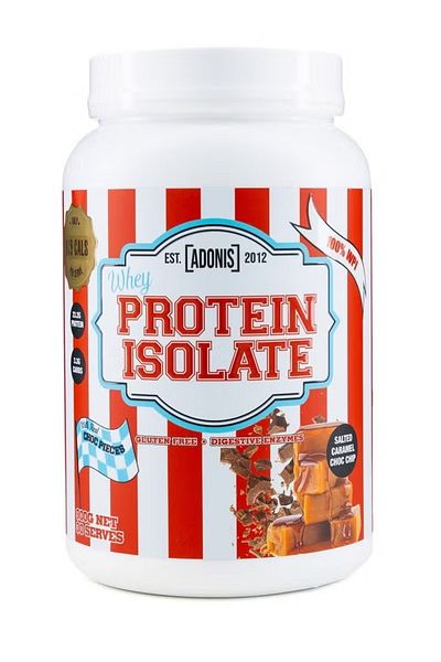 Adonis Whey Protein Isolate - Salted Caramel Cookie Flavor - (900g)