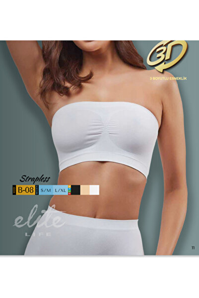 BENALİ Elite Li̇fe Strapless Athlete Bustier Without Pads (3 Pcs)