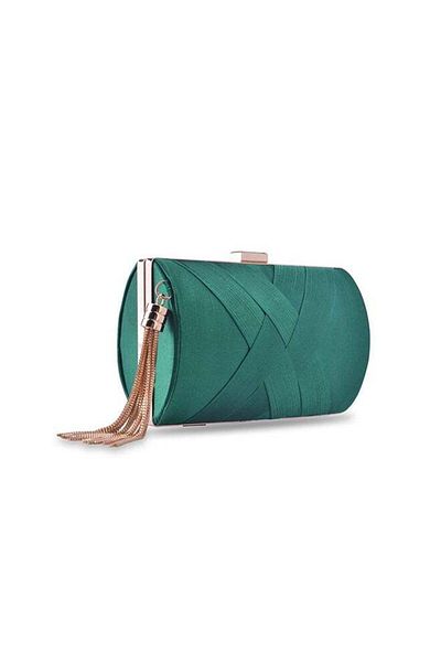 fun zone Silk Designer Clutch Green