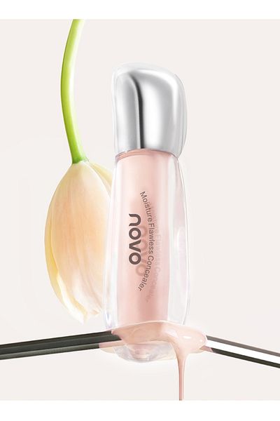 No-vo Concealer Liquid, Full Coverage Brightening Under Eye Concealer for Women