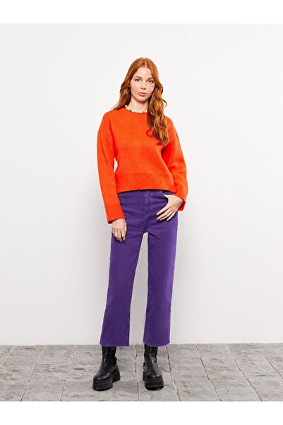 LC Waikiki Crew neck solid long sleeve women knitwear sweater