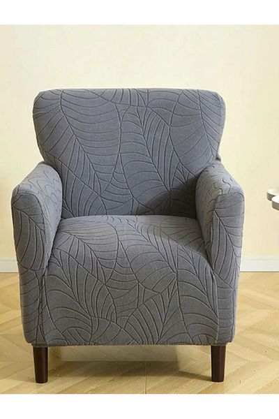 ÖZMAKAN 3 3 1 1 Set de huse de scaun din jacquard, elastic, elastic, lavabil, husă de scaun
