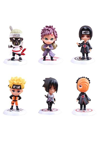 LIXADA 6-Piece Q-Version Naruto Shippuden Collectible Action Figure Model Toy...