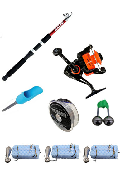 altunbay Sazan olta seti Pegasus 3m + Bauer Score 200