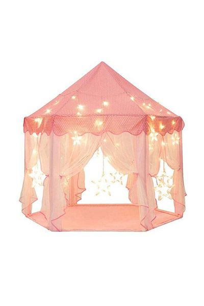 fun zone MissTiara Cubby Hut Play House Shaped Foldable Lightweight And Portable Tent For Kids