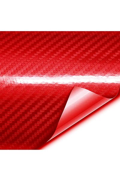 divendi-ro Carbon 5D Lacquered Red (3 0m x 1 52m)