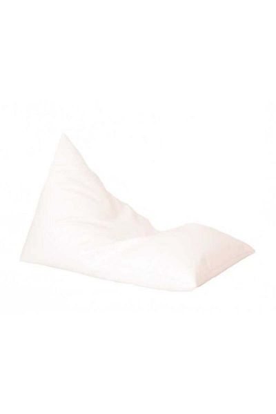 Pufrelax Kudos Bean Bag Chair, Eco-Leather Material - Snowflake