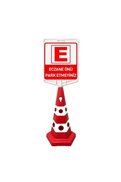 Hayat Trafik Eczane Önü Park Yapılmaz Çift Taraf Baskı + Kedi Gözlü Ağırlıklı...