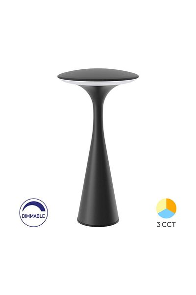 Braytron LAMPA DE MASA 3W 3in1 Reincarcabil TOWER-2 NEGRU