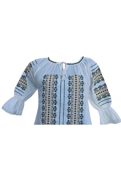 OEM Ie pentru dama, traditionala, bumbac, bej deschis, marimea S